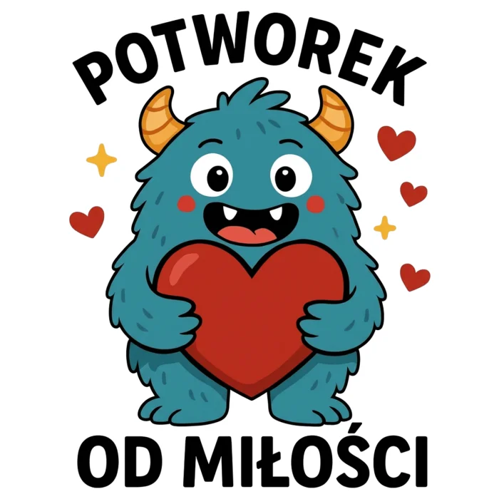 Kubek z nadrukiem 330ml Potworek Od Miłości